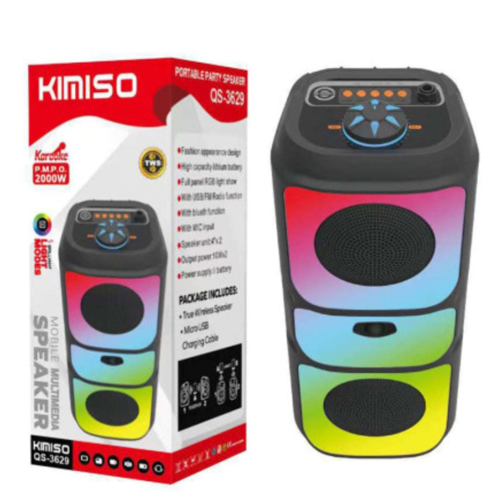 Kamiso Bluetooth speaker with lighting