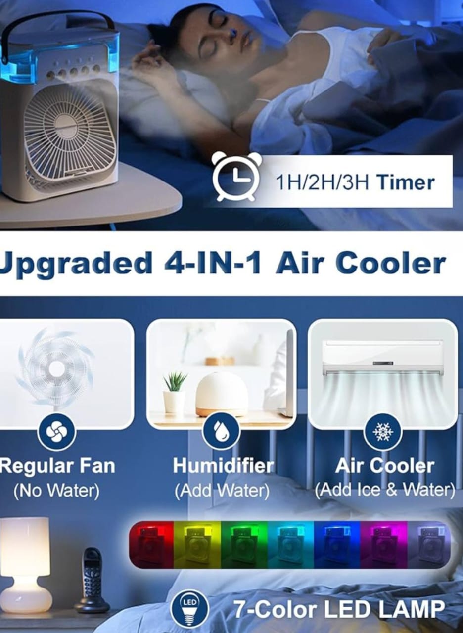 Mist Spraying cooling fan