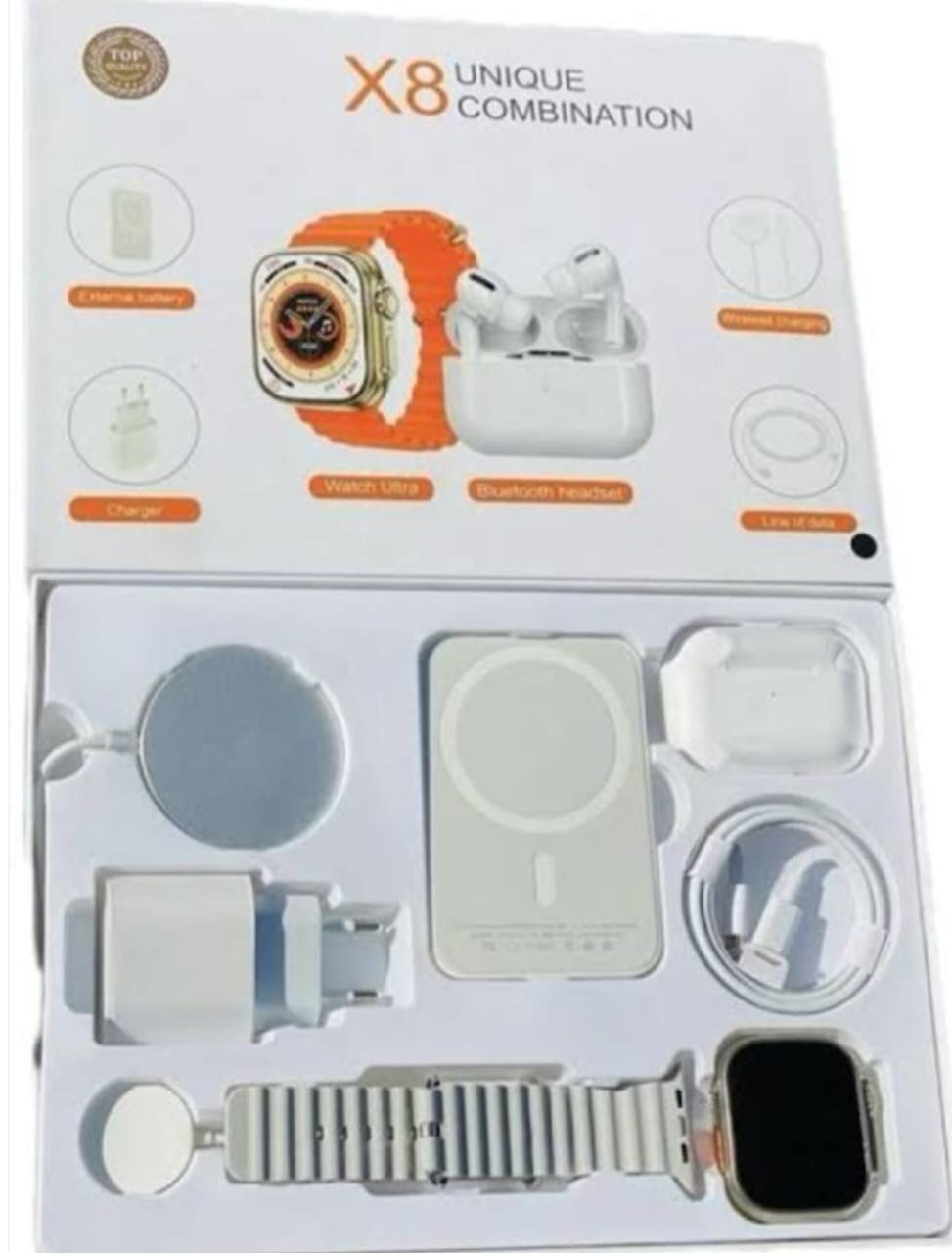 SmartSync X3 – Ultimate 6-in-1 Smartwatch & Earbuds Combo