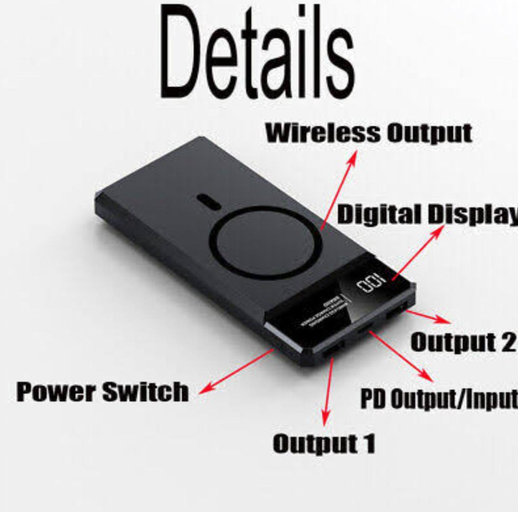 15000MAH Wireless Power Bank