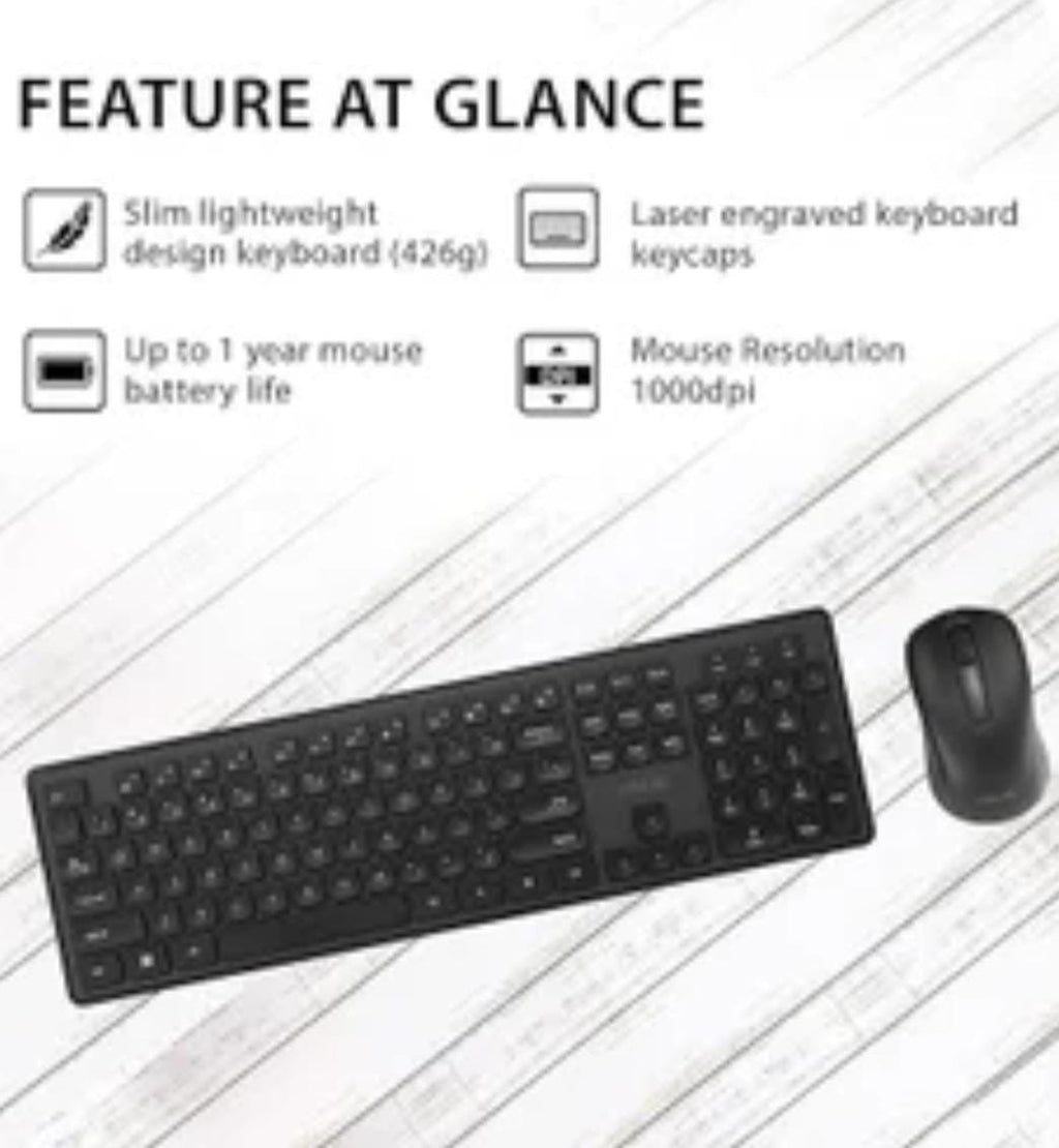 Office Wireless Keyboard With Mouse